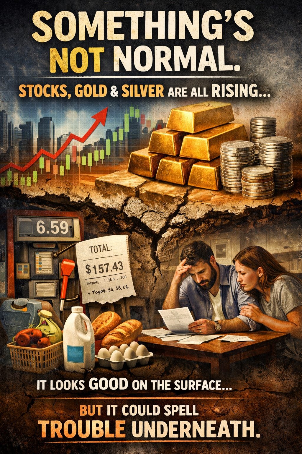 Something's Not Normal: Stocks and Gold Rising Together Mean Serious Trouble is on the Horizon