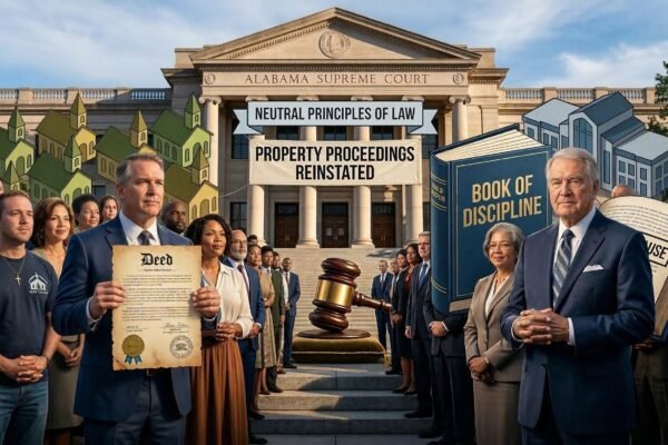 Alabama Supreme Court Rules Trial Courts Must Hear Methodist Church Property Cases