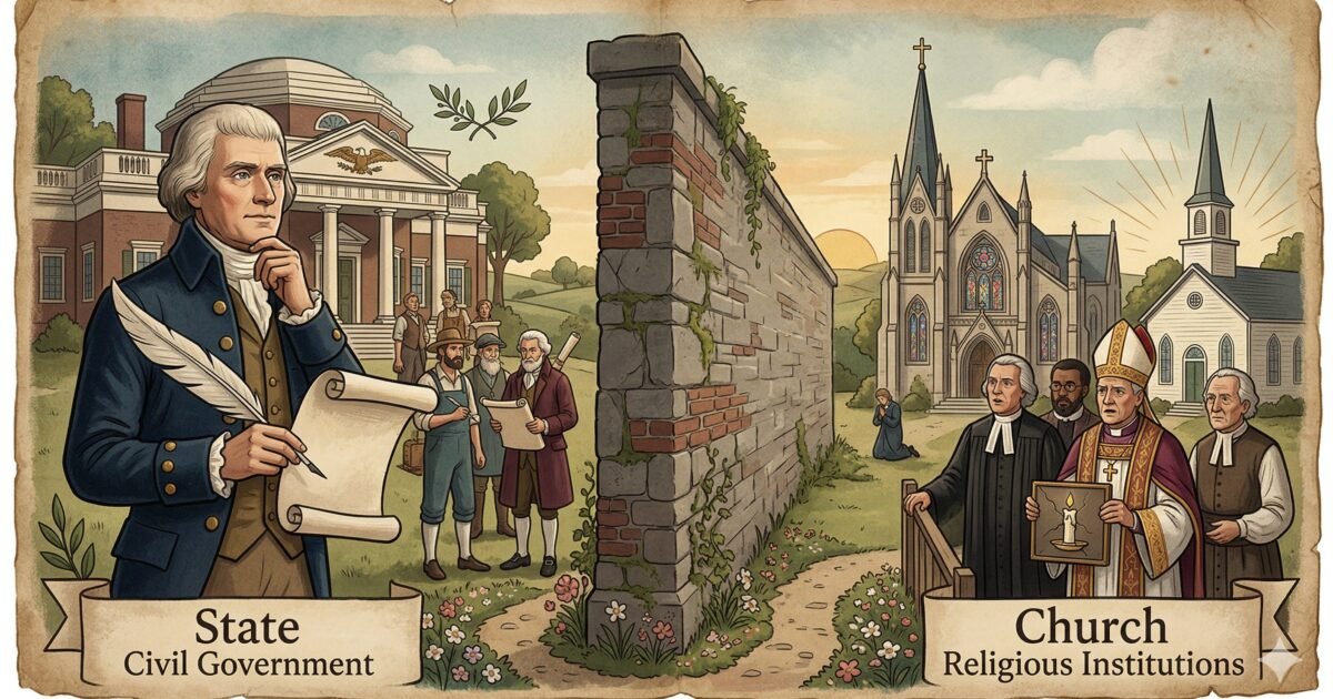 Separation of Church and State: What Jefferson’s Letter to the Danbury Baptists Actually Said