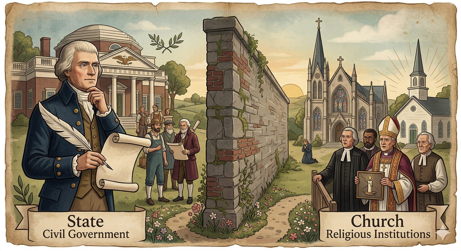 Separation of Church and State: What Jefferson's Letter to the Danbury Baptists Actually Said