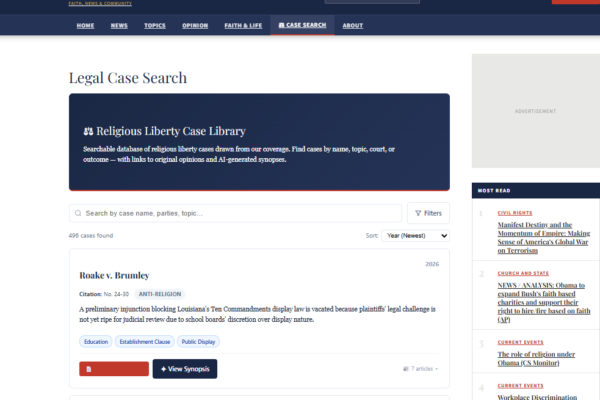 Why ReligiousLiberty.TV Is Unlike Anything Else in This Space — And Why It Matters Right Now