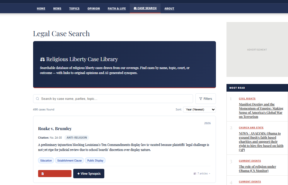 Why ReligiousLiberty.TV Is Unlike Anything Else in This Space — And Why It Matters Right Now