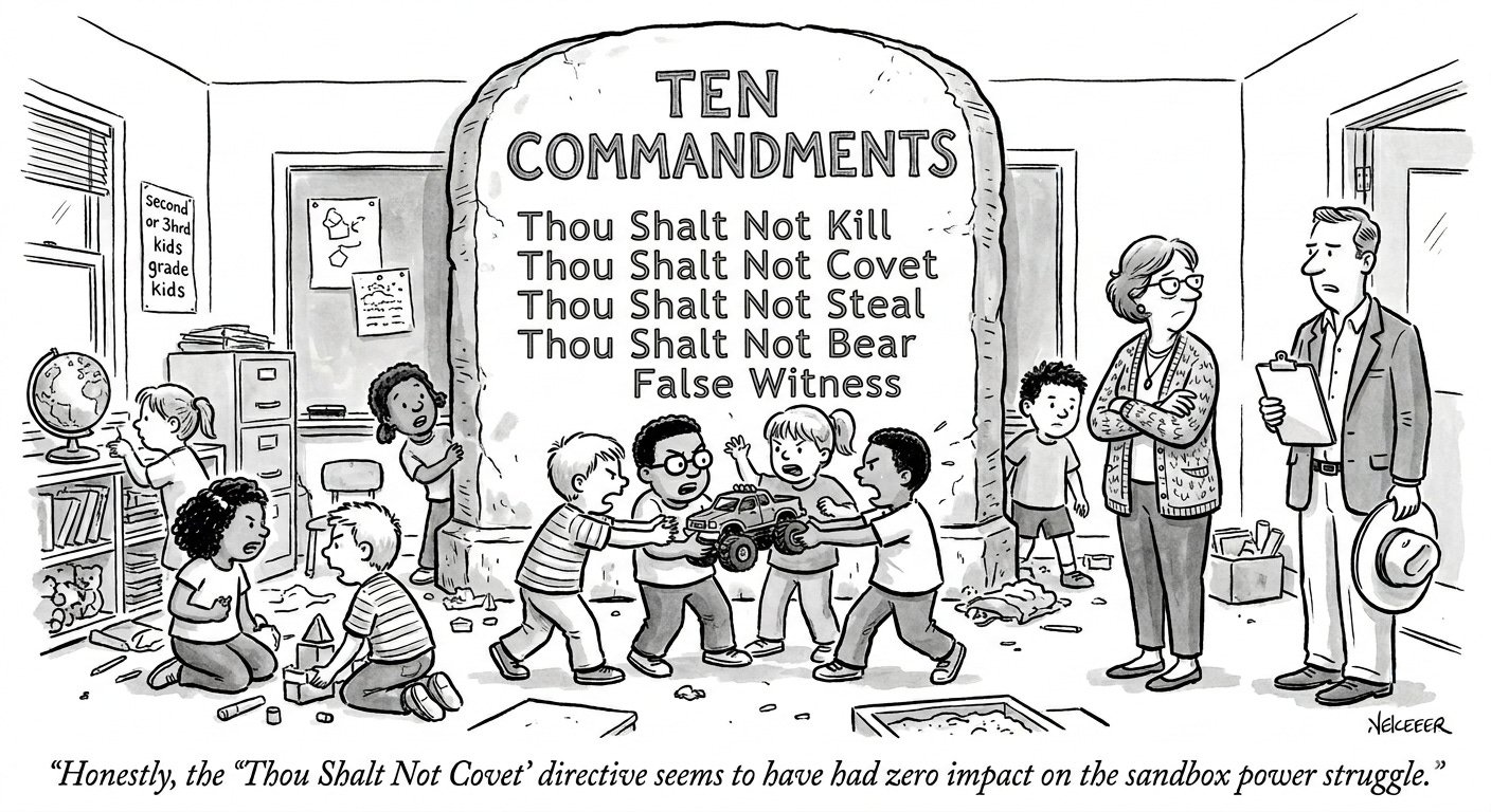 Fifth Circuit Upholds Texas Law Requiring Ten Commandments in Classrooms