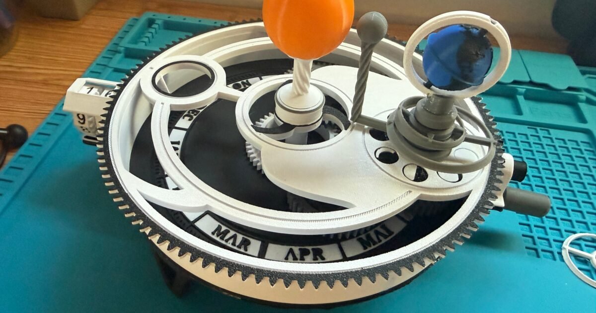 My 12-Year-Old’s Orrery Would Be Illegal Under California’s New 3D Printer Bill – Stop AB 2047