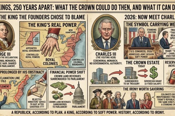 Two Kings, 250 Years Apart: What the Crown Could Do Then, and What It Can Do Now