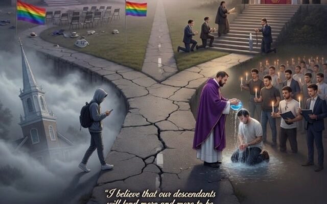 The Mushy Middle Is Collapsing: Tocqueville and the Catholic Surge of Easter 2026