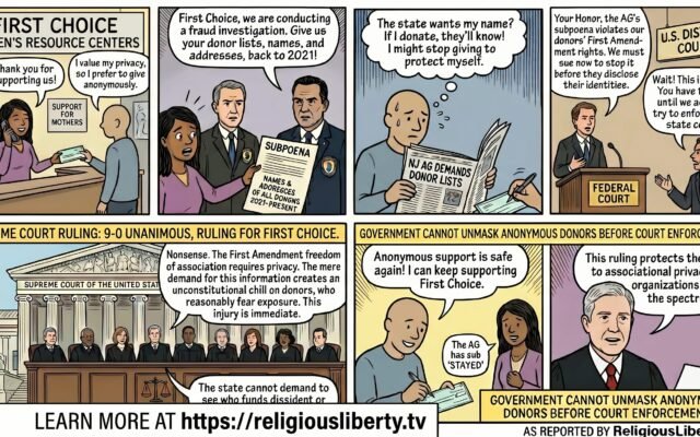 Supreme Court Rules New Jersey Cannot Use Subpoenas to Unmask Anonymous Donors