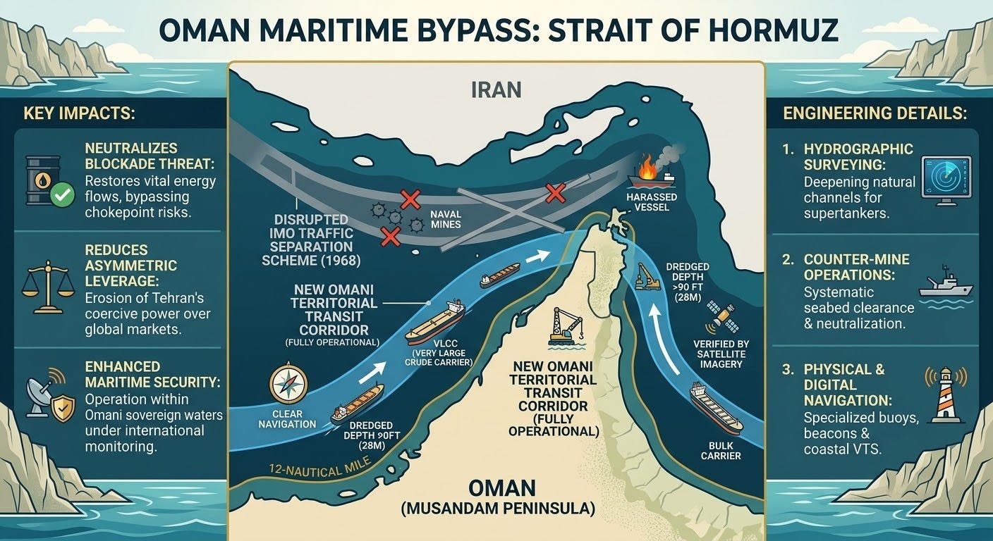 Breaking: Oman Opens Sovereign Maritime Bypass Amid Iran Standoff