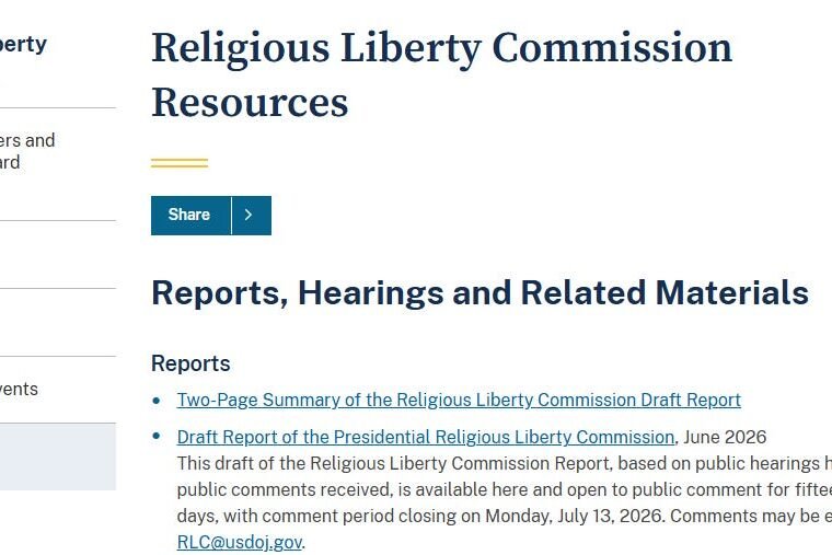 BREAKING: Analysis of the Religious Liberty Commission Public Comments